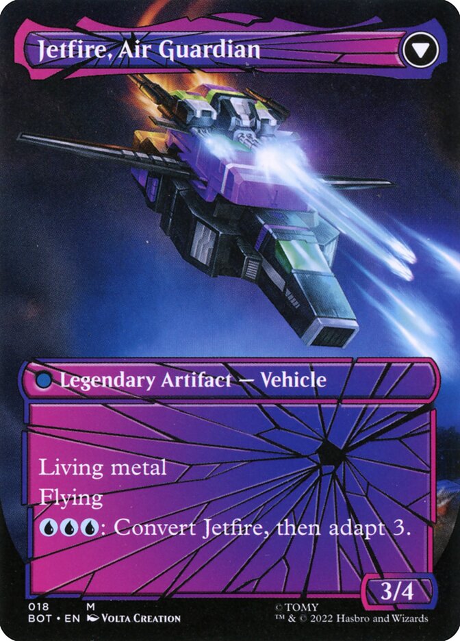 Back face of Jetfire, Air Guardian