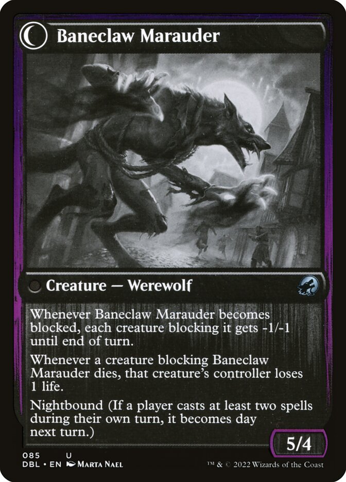 Back face of Baneclaw Marauder