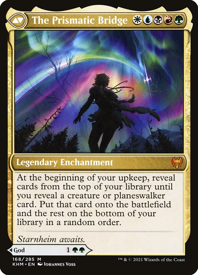 Back face of The Prismatic Bridge