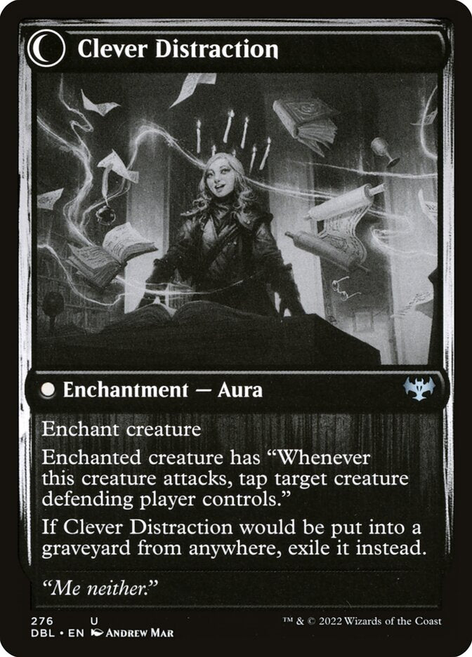 Back face of Clever Distraction