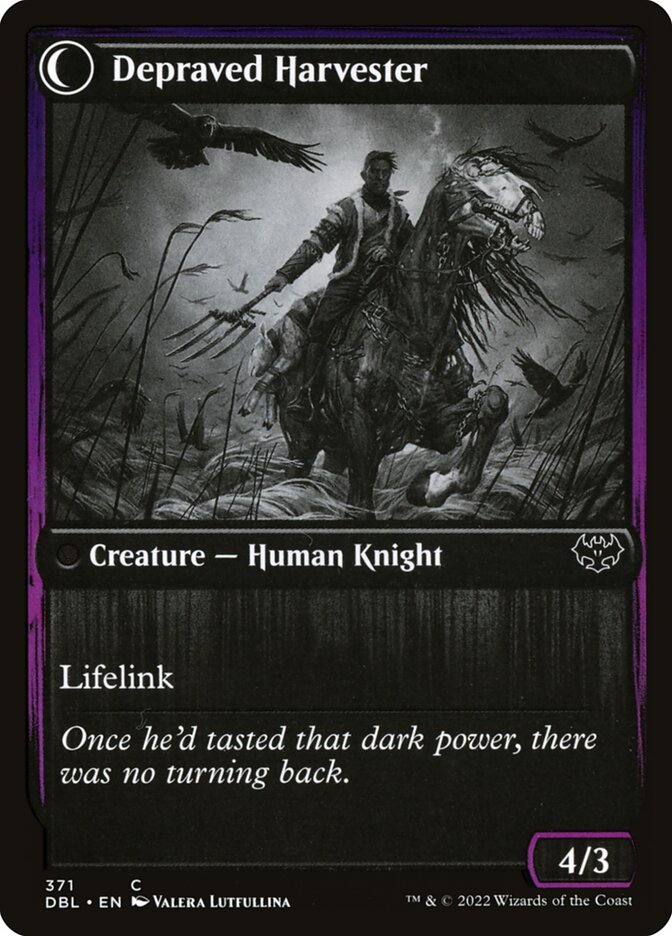 Back face of Depraved Harvester
