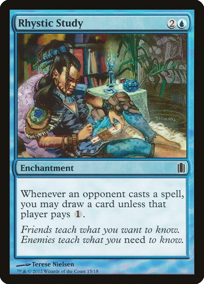 Rhystic Study (CM1 15) — Scryfall
