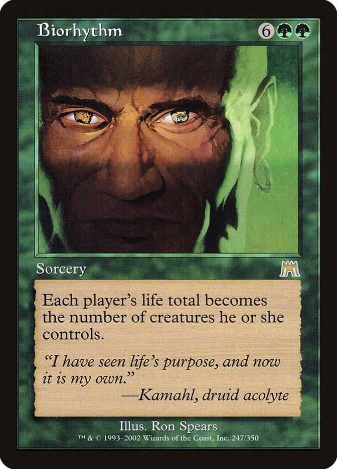 Biorhythm (Onslaught) Medium Play Foil