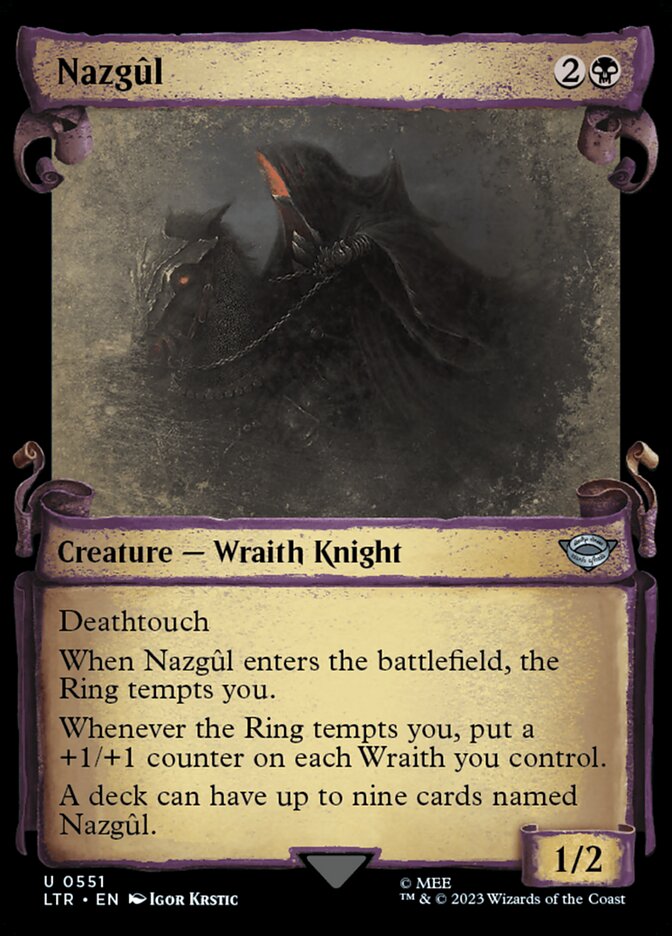 Nazgul (0551) (Showcase Scrolls) (Universes Beyond: The Lord of the Rings: Tales of Middle-earth) Near Mint