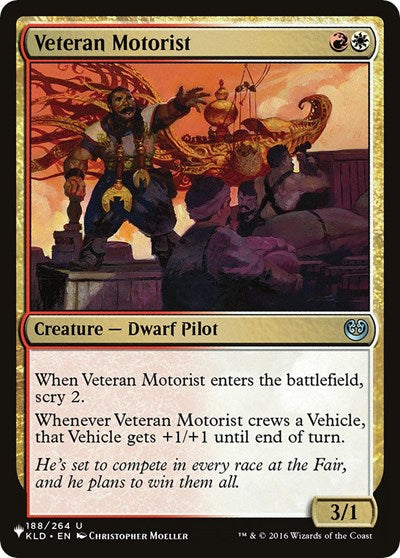 Veteran Motorist|0|0|0.00