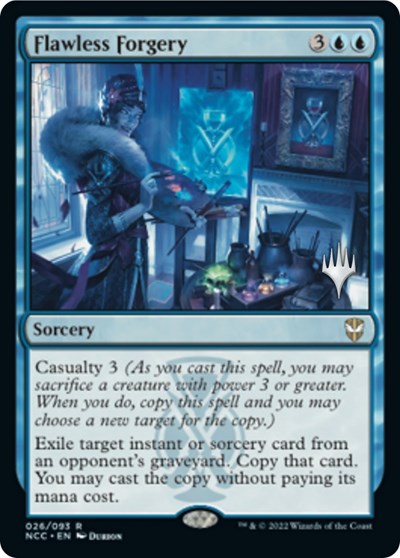 Flawless Forgery (Promo Pack: Streets of New Capenna) Near Mint Foil