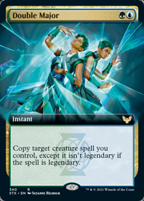 Double Major (Extended Art) (Strixhaven) Near Mint Foil
