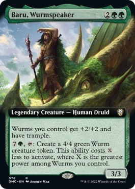Baru, Wurmspeaker (Extended Art) (Commander: Dominaria United) Near Mint Foil