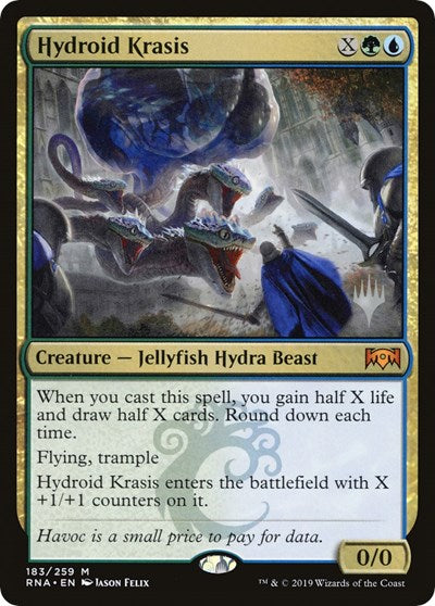 Hydroid Krasis (Promo Pack: Throne of Eldraine) Light Play