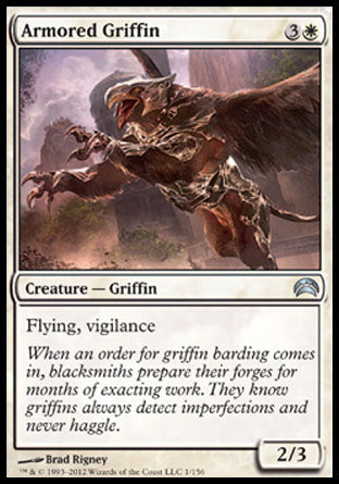 Armored Griffin (Planechase 2012) Light Play