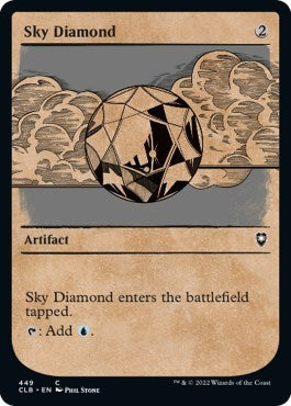 Sky Diamond (Showcase) (Commander Legends: Battle for Baldur's Gate) Light Play