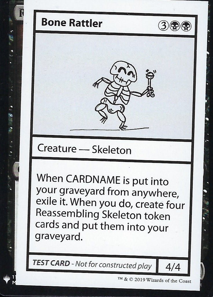 Bone Rattler (Mystery Booster Test Print) Near Mint