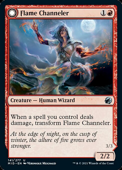 Flame Channeler / Embodiment of Flame (Innistrad: Midnight Hunt) Near Mint Foil