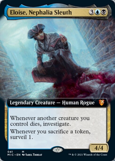Eloise, Nephalia Sleuth (Extended Art) (Commander 2021 Midnight Hunt) Light Play