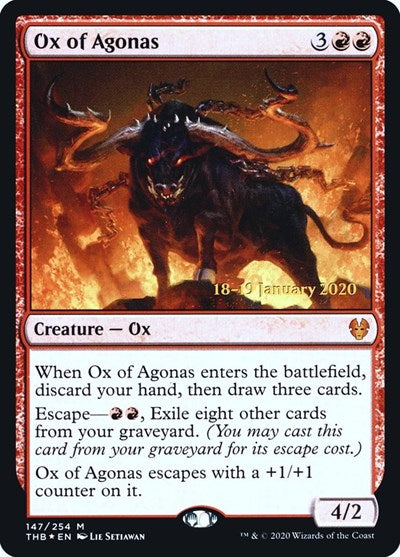 Ox of Agonas (Promos: Prerelease Cards) Near Mint Foil