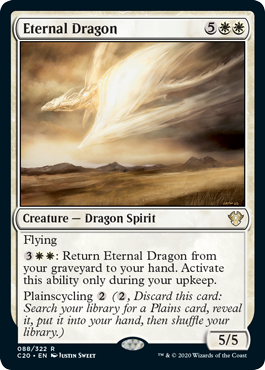 Eternal Dragon (Commander 2020 Ikoria) Light Play