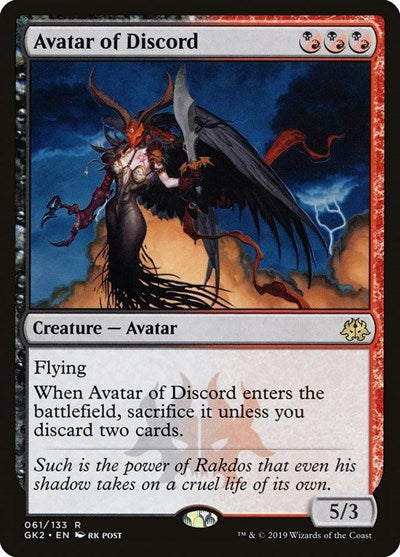 Avatar of Discord (Ravnica Allegiance: Guild Kits) Near Mint