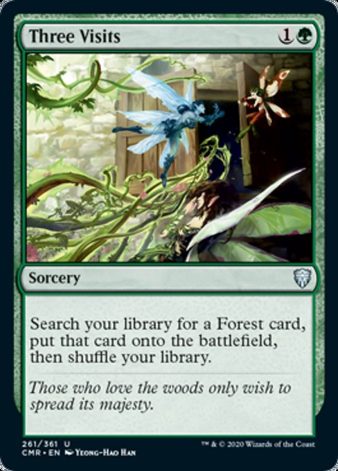Three Visits (Commander Legends) Near Mint Foil
