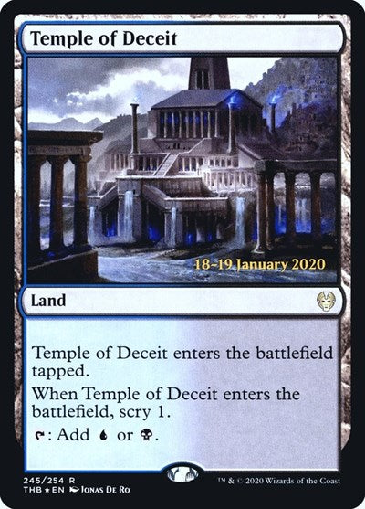 Temple of Deceit (Promos: Prerelease Cards) Near Mint Foil