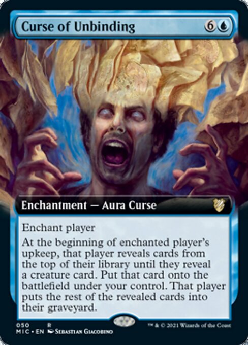 Curse of Unbinding (Extended Art) (Commander 2021 Midnight Hunt) Near Mint