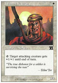 Infantry Veteran (Classic 6th Edition) Light Play