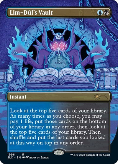 Lim-Dul's Vault (Borderless) (Secret Lair: 30th Anniversary Countdown Kit) Near Mint Foil