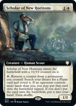 Scholar of New Horizons (Extended Art) (Commander: The Brothers' War) Near Mint