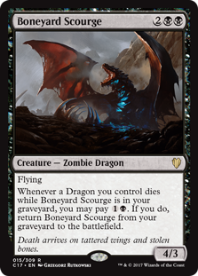 Boneyard Scourge (Commander 2017) Light Play