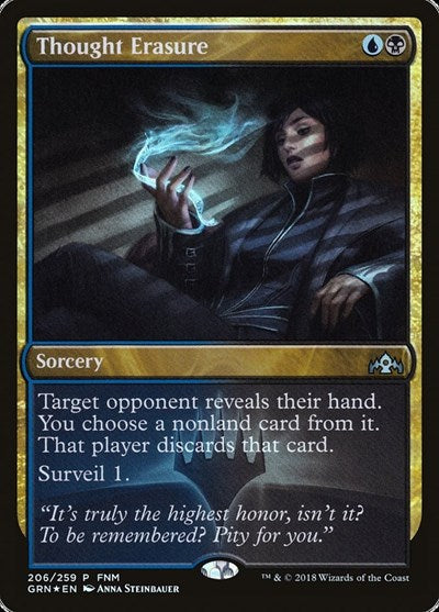 Thought Erasure (Promos: FNM) Near Mint Foil