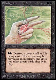 Deathgrip (Alpha) Near Mint