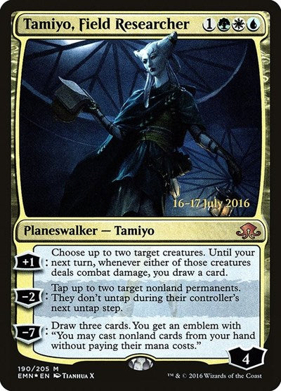 Tamiyo, Field Researcher (Promos: Prerelease Cards) Near Mint Foil