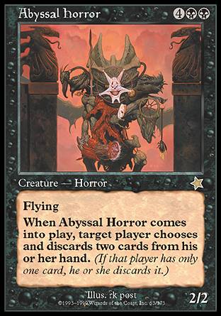 Abyssal Horror (Starter 1999) Light Play