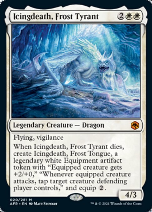 Icingdeath, Frost Tyrant (Adventures in the Forgotten Realms) Light Play