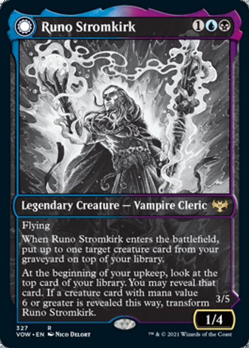 Runo Stromkirk / Krothuss, Lord of the Deep (Showcase 327) (Innistrad: Crimson Vow) Near Mint Foil