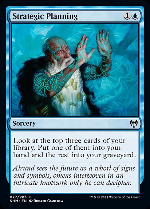 Strategic Planning (Kaldheim) Near Mint Foil