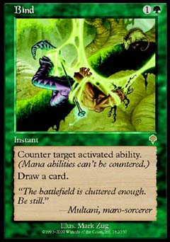 Bind (Invasion) Light Play Foil