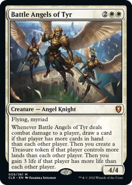 Battle Angels of Tyr (Commander Legends: Battle for Baldur's Gate) Light Play