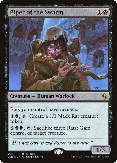 Piper of the Swarm (ELD Bundle) (Promos: Unique and Miscellaneous) Heavy Play Foil