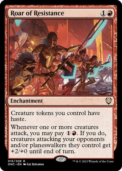 Roar of Resistance (Commander: Phyrexia: All Will Be One) Near Mint