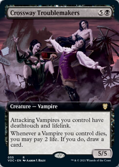 Crossway Troublemakers (Extended Art) (Commander 2021 Crimson Vow) Near Mint