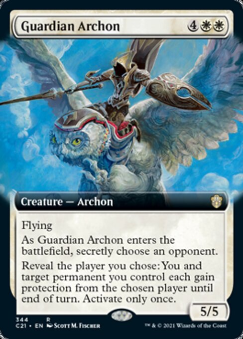 Guardian Archon (Extended Art) (Commander 2021 Strixhaven) Light Play