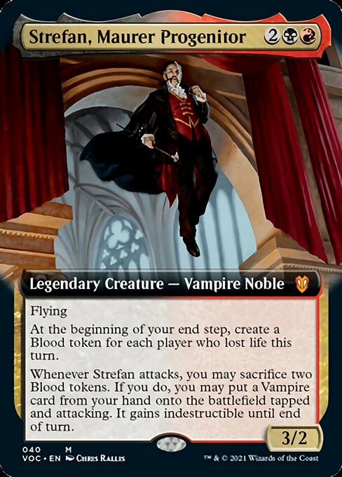 Strefan, Maurer Progenitor (Extended Art) (Commander 2021 Crimson Vow) Near Mint