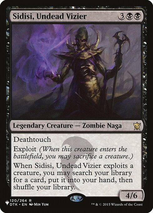 Sidisi, Undead Vizier (The List) Near Mint