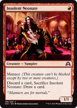 Insolent Neonate (Shadows Over Innistrad) Light Play