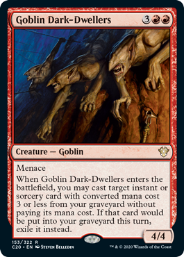Goblin Dark-Dwellers (Commander 2020 Ikoria) Light Play