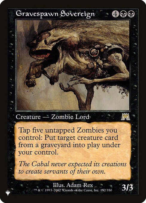 Gravespawn Sovereign (The List) Light Play