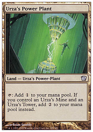 Urza's Power Plant (9th Edition) Light Play Foil