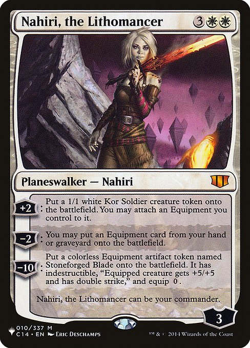Nahiri, the Lithomancer (The List) Near Mint