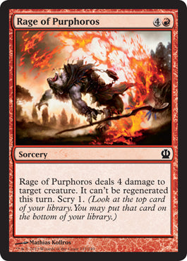 Rage of Purphoros (Theros) Near Mint Foil