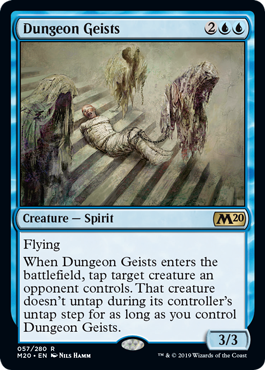 Dungeon Geists (Magic 2020 Core Set) Light Play